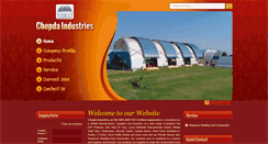 Desktop Screenshot of chopdaindustries.com
