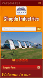 Mobile Screenshot of chopdaindustries.com